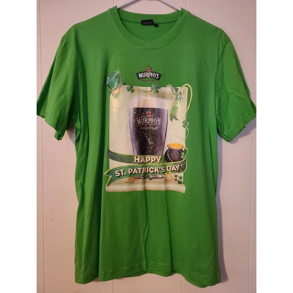 Murphy's ST. Patrick's Day Women's Green Short Sleeve T-Shirt Size X-Large (VA1) - Picture 1 of 5